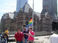 June 20, 2005. 2 Spirits Pride, Toronto Art & Johl